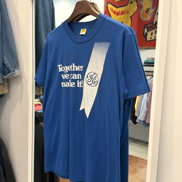80s Velva Sheen 빈티지 반팔 티셔츠 (made in USA)