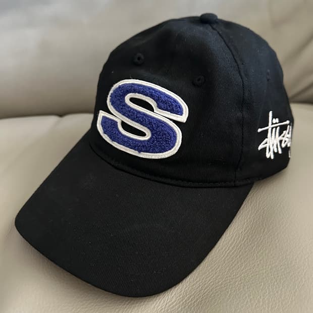 스투시 셔닐 S 로우 프로 캡 모자