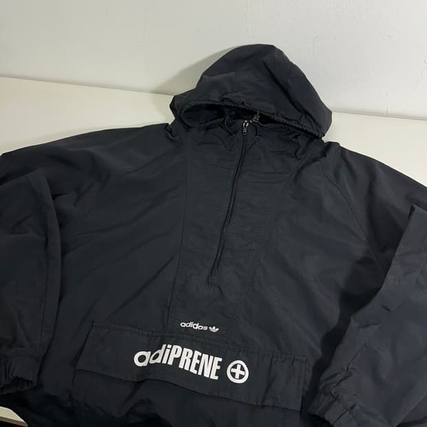 L 105 아디다스 블랙 ADIPRENE 바람막이 아노락