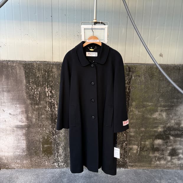 발망 캐시미어 코트 (밍크 카라)