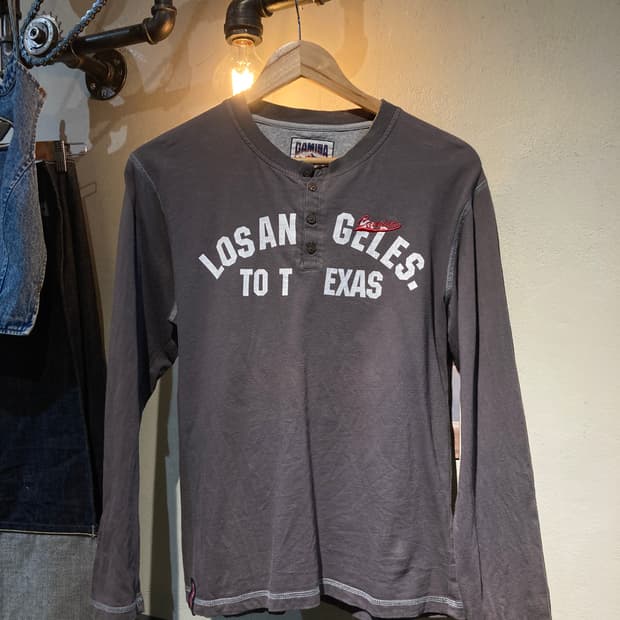 Camisa 헨리넥 슬리브티 긴팔티