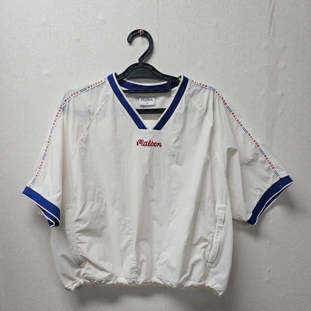 정품]말본 아노락 반팔 여름용 화이트 90 M