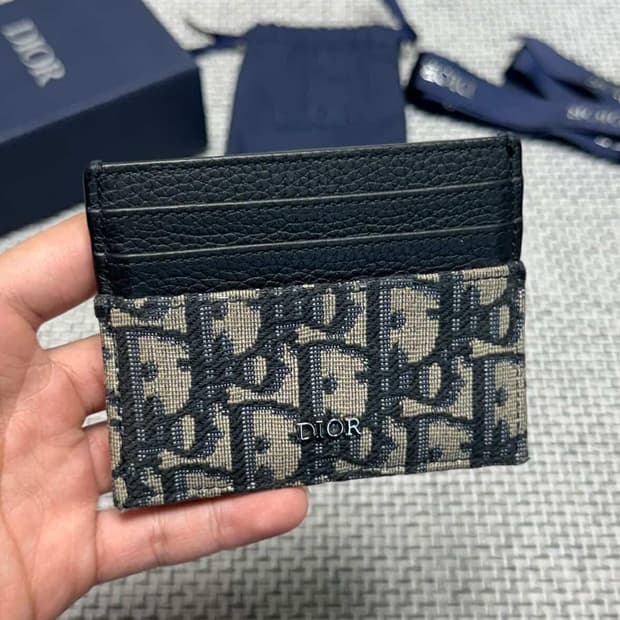 디올 오블리크 카드지갑