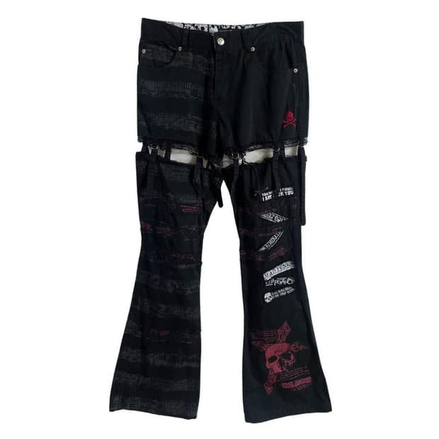 매드펑크 팬츠 에이치나오토 빈티지 고딕