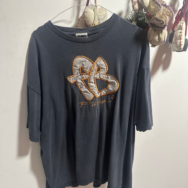 Fubu 네이비 티 빈티지 XL 네이비