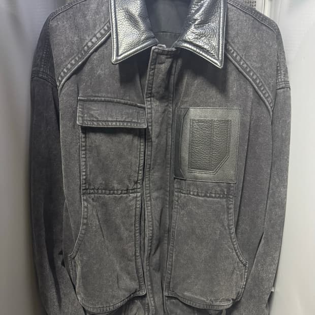 준지 데님 흑청 마원 48