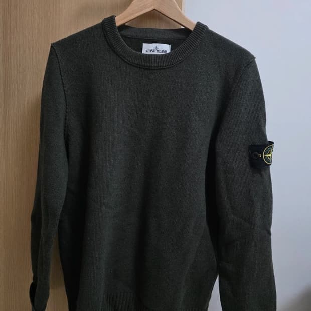 [오늘만!/정품/L] 스톤아일랜드 헤비 울 니트