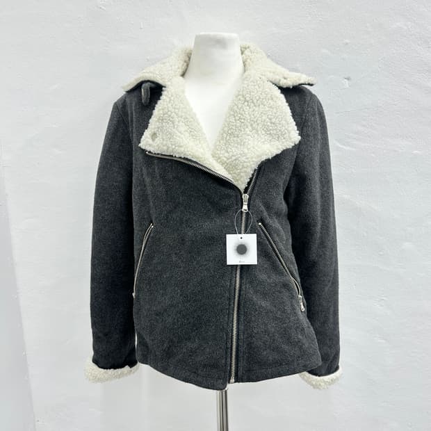 Vintage shearling fur mustang