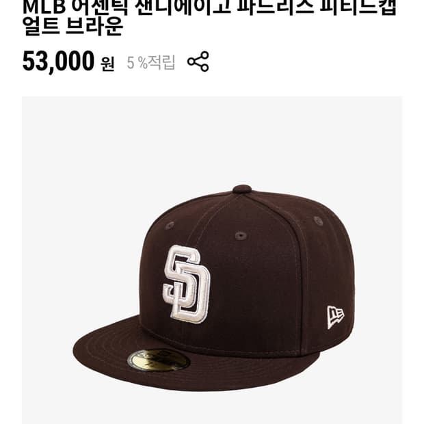 뉴에라 어센틱 브라운 714