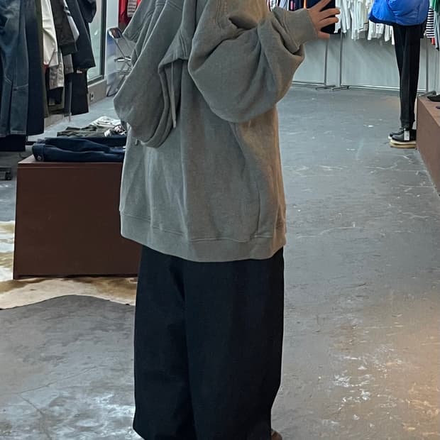 와이 프로젝트 그레이 후드티 H2174