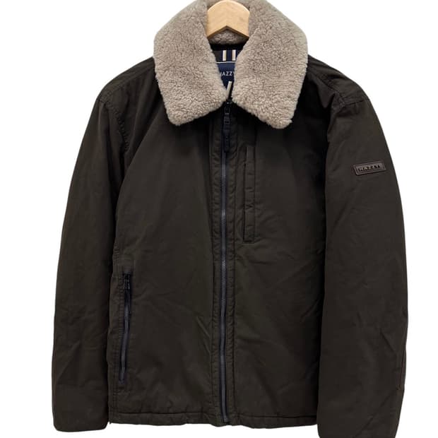 헤지스 양모 구스다운 패딩 브라운 (L) 