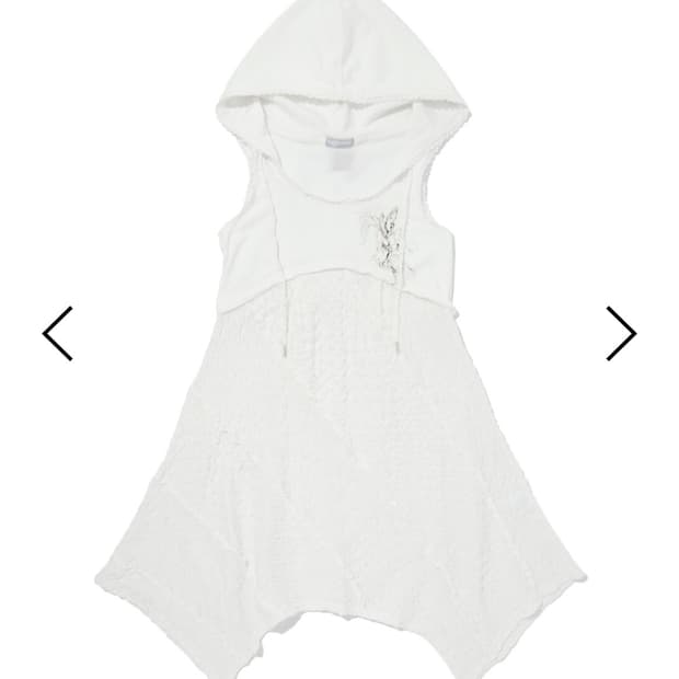 허그유어스킨 패치워크Lace patchwork dress (Ivory) 