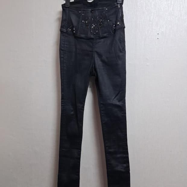 GUESS 게스  레깅스 하이스키니팬츠 스팽글24  25인치