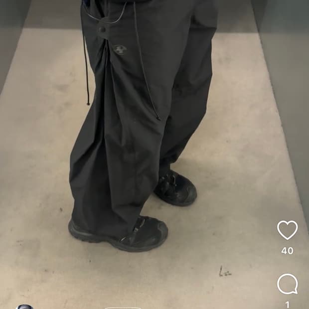 산산기어 사이드 스냅 팬츠 25ss