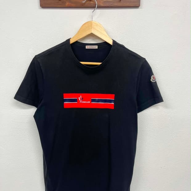 [M] Moncler Tricolor Logo T-Shirt