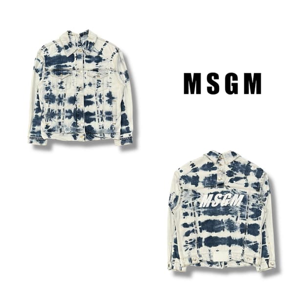 msgm 워싱 트러커 자켓 y12086