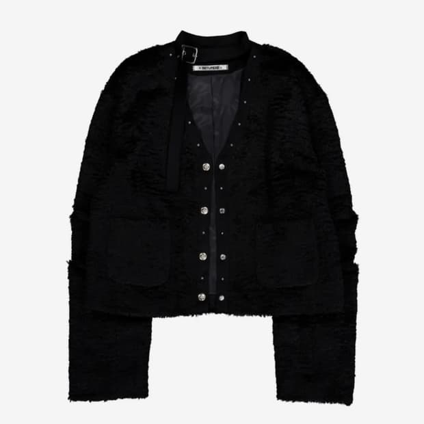SETUPEXE CHOKER JACKET / BLACK