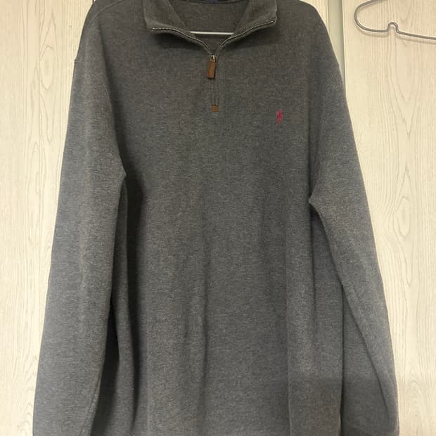 폴로 랄프로렌 하프집업 XL 회색