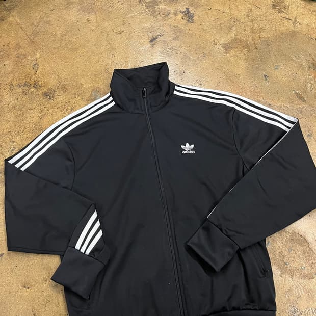 [정품/M] 아디다스 파이어버드 트랙탑 져지 블랙 b18