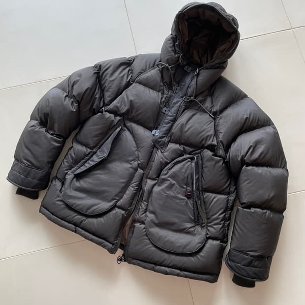 이스트로그 덱 다운 패딩 파카 xl 올리브 deck down