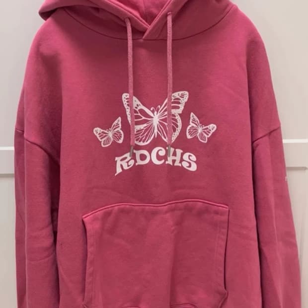 희귀템) 러디칙스 나비 후드티 핑크 S