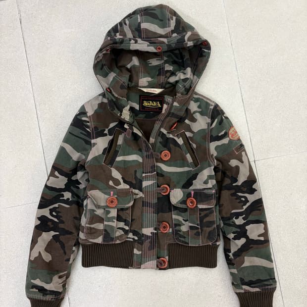 본더치 카모 후드자켓