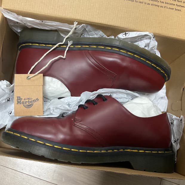 닥터마틴 1461 체리레드 270(박스포함)
