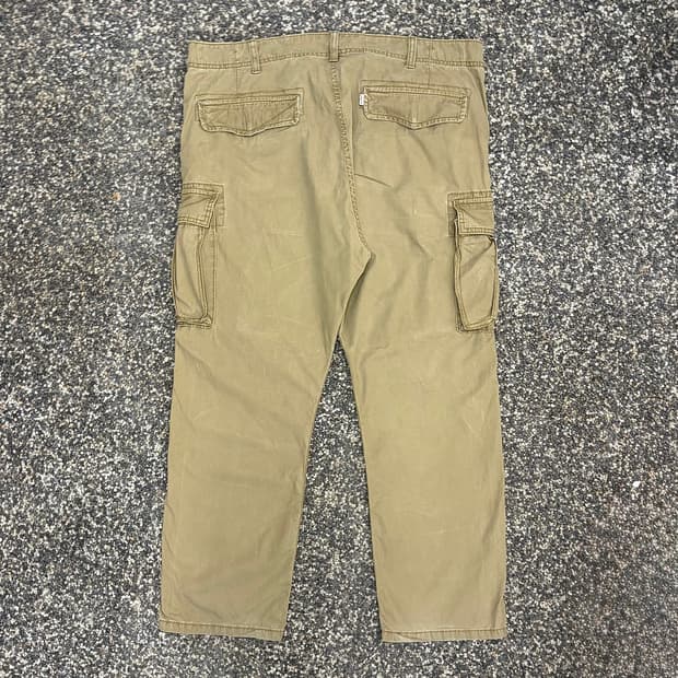 리바이스 베이지 루즈 카고 팬츠 (42)