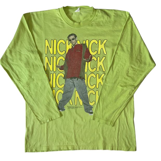 빈티지 90s Nick Carter 롱슬리브 티셔츠