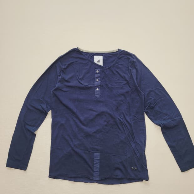 몰리 Mouli 남자 긴팔 티셔츠 L 네이비