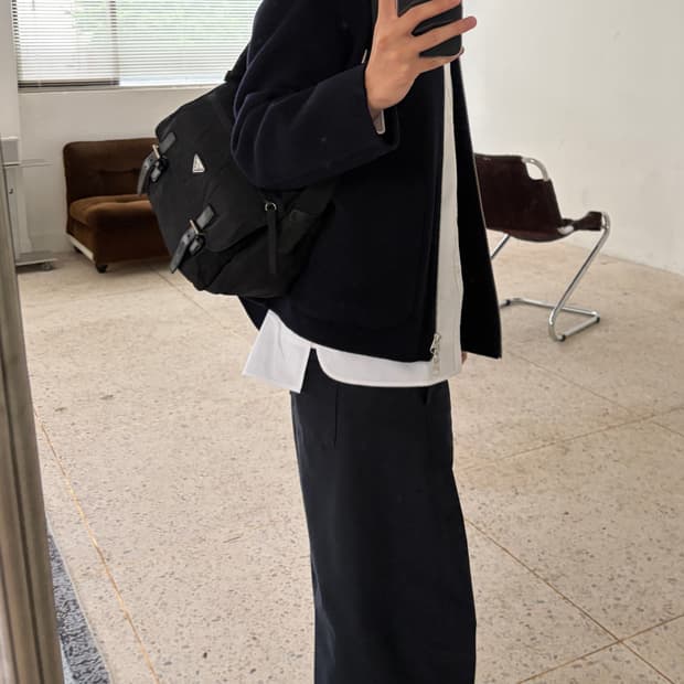 프라다 포코노 나일론 메신저백 크로스백