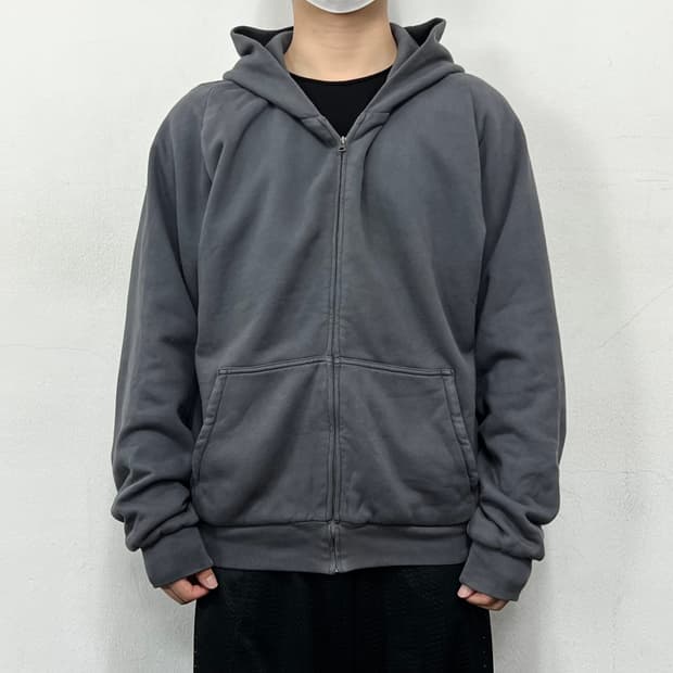 YEEZY 이지 갭 더블 레이어 후드집업 다크그레이
