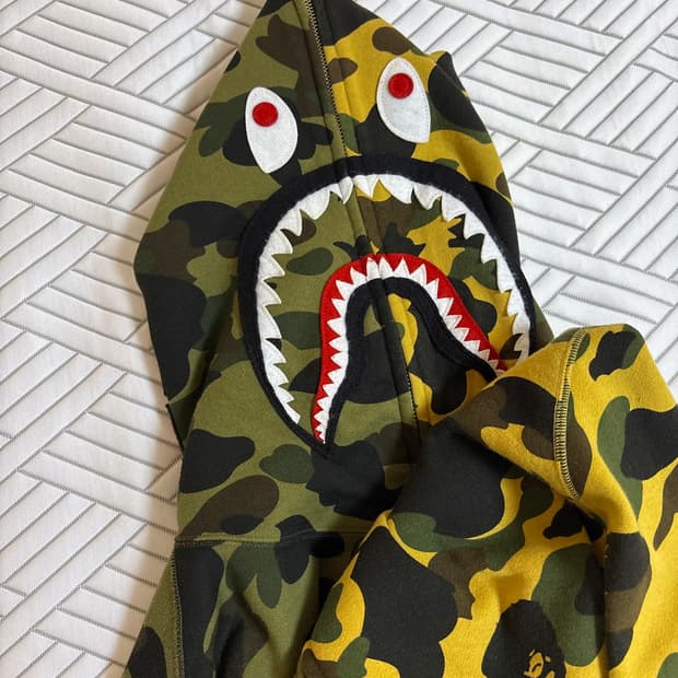 Bape 베이프 샤크 후드집업