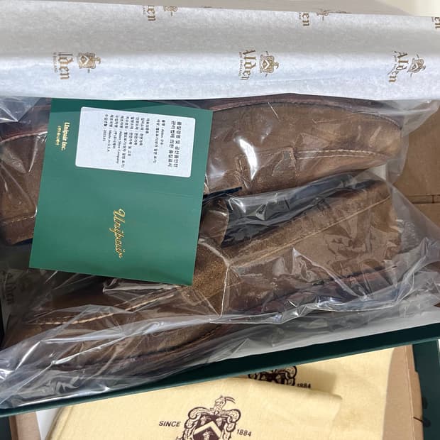 알든 6243f 언라인드 스웨이드 로퍼 / 7.5e