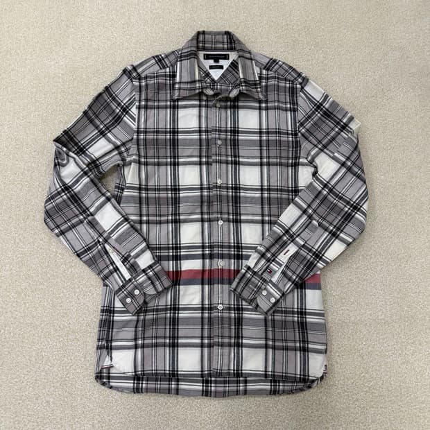 M 타미힐피거 레귤러핏 체크셔츠0126T1