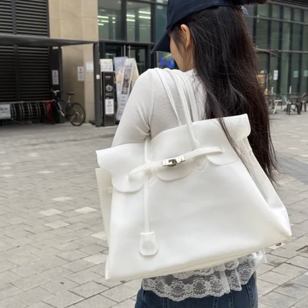 젤리버킨백 화이트