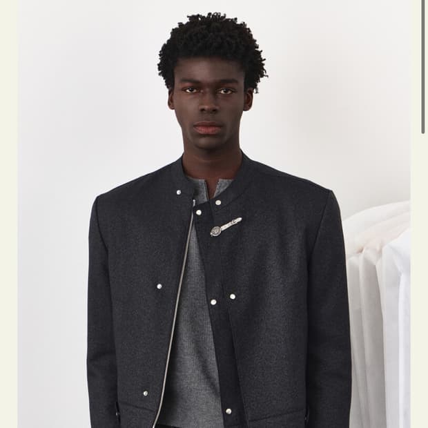 26ss 웨이비니스 레이서 자켓 차콜 블랙 2사이즈