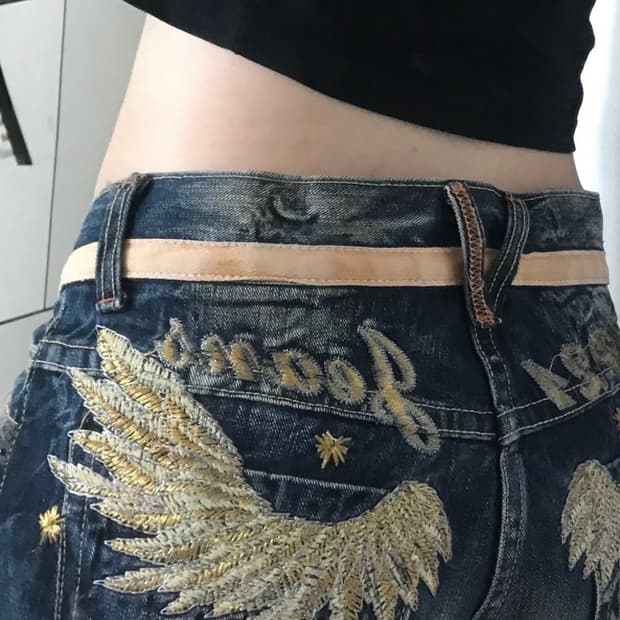 y2k 빈티지 청바지