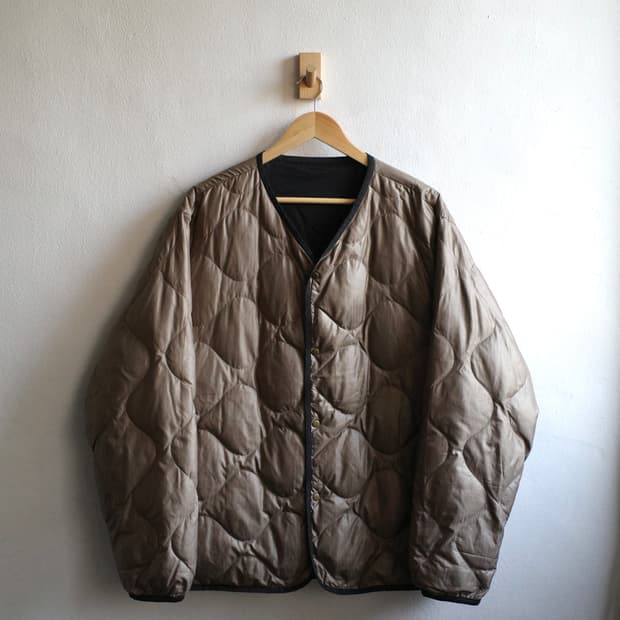 나나미카 리버시블 다운 가디건