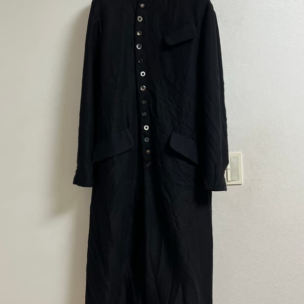 Archivio JM Ribot 블랙 울 코트