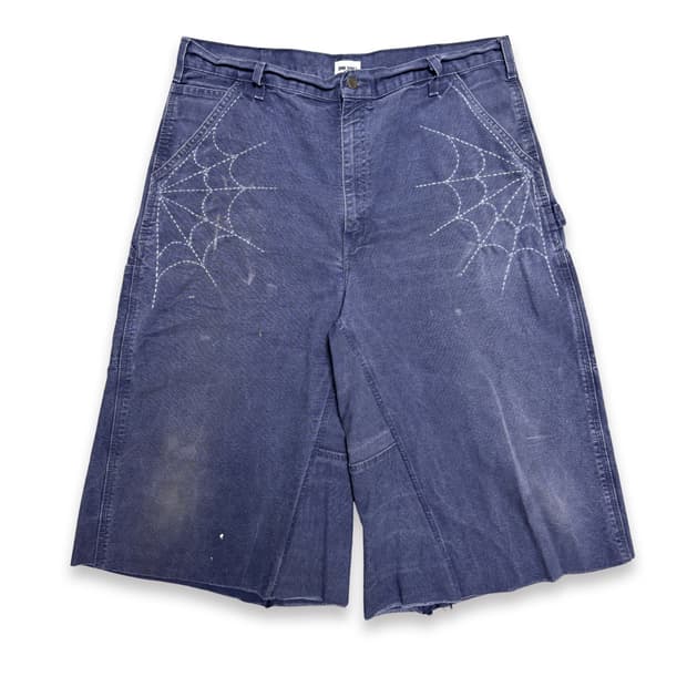 Carhartt Boro Sashiko Distressed Shorts