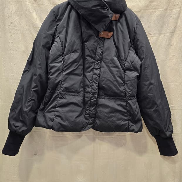 cby 블랙 구스다운 패딩 숏패딩 자켓 46 (66~77)