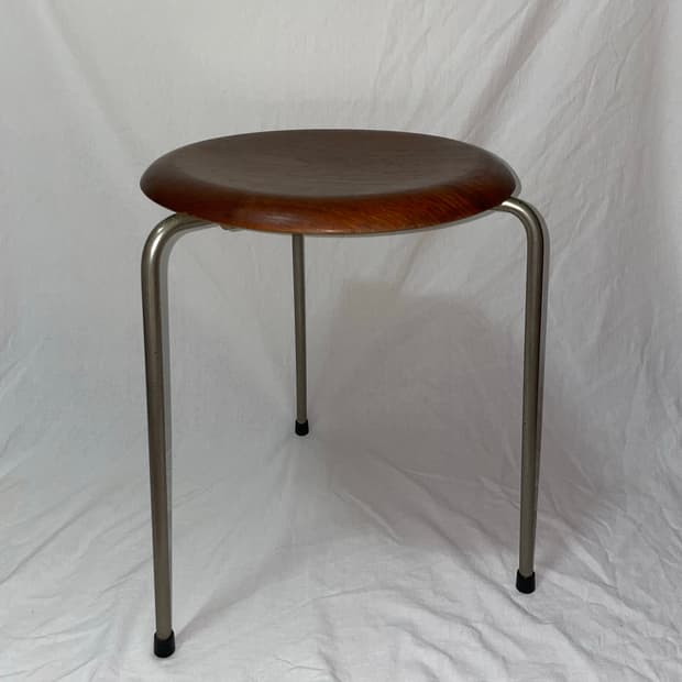 1950s vintage Arne Jacobsen Dot Stool