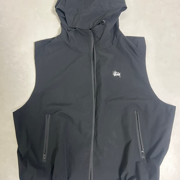 스투시 후드 베스트 조끼 XL