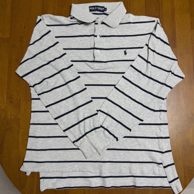 [100] 폴로 골프웨어 스트라이프 긴팔 PK티