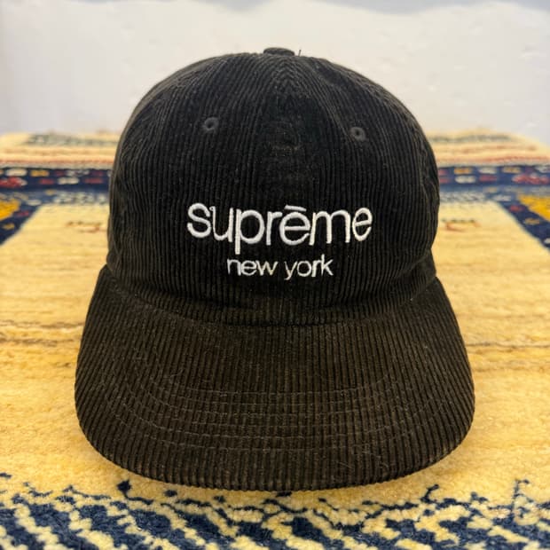 슈프림 코듀로이 캡