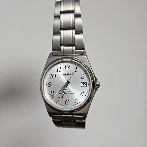 세이코 알바 티타늄 빈티지 시계 Seiko Alba Titanium