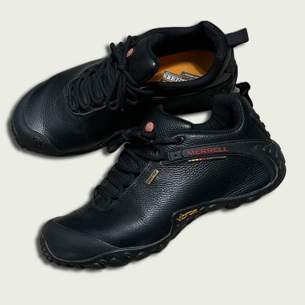 머렐 고어텍스 레더 트래킹화