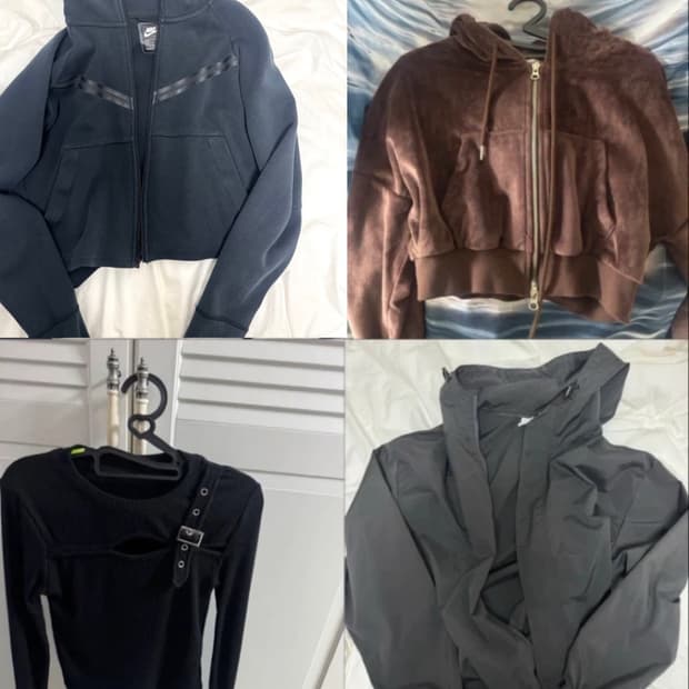 나이키 테크팩, 벨벳 후드집업, 바람막이, 체인트임티