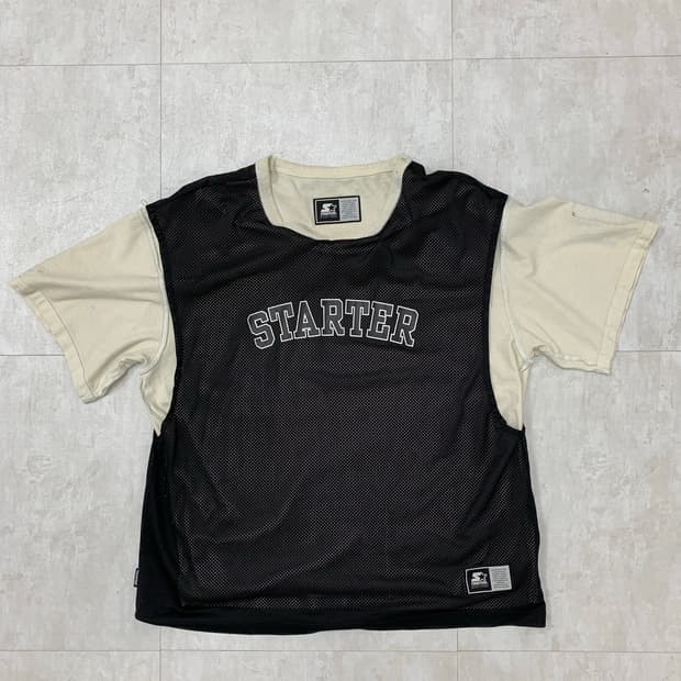 starter메쉬 레이어드 반팔티#762